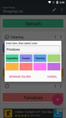 Super Simple Shopping List android App screenshot 0