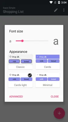 Super Simple Shopping List android App screenshot 5